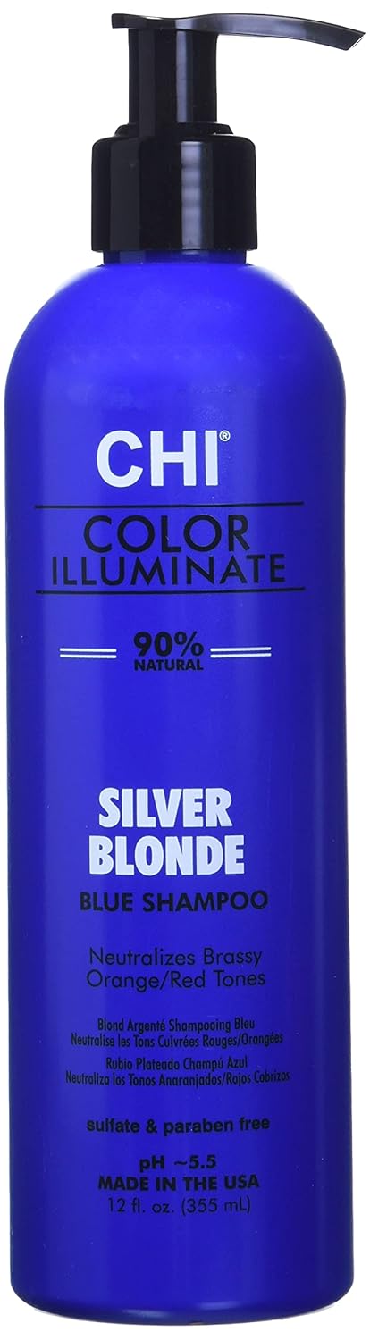 CHI Color Illuminate Champú Rubio Plateado, 12 Fl Oz