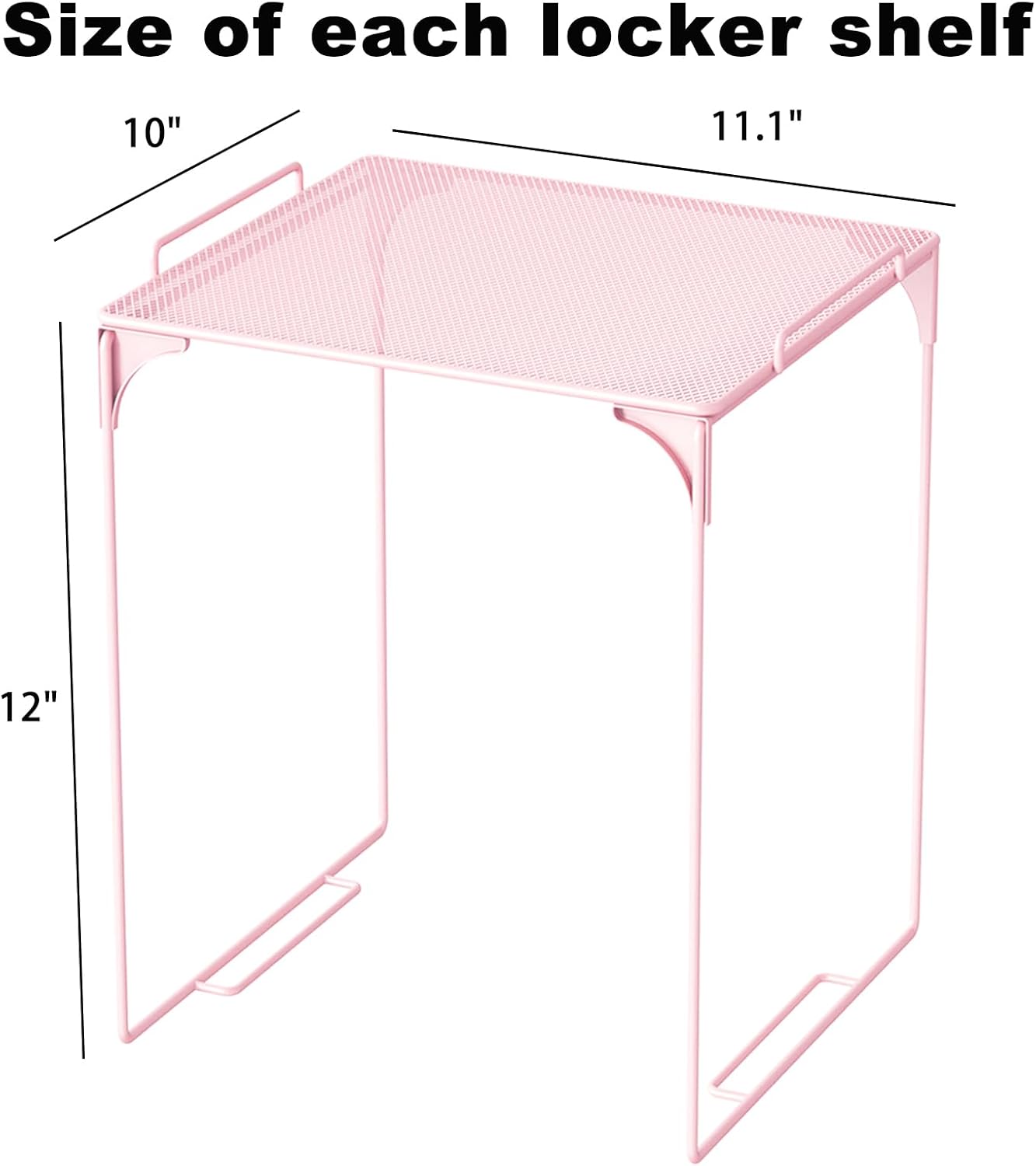 Svartur Estante apilable para decoración de casillero escolar, estante organizador alto para el trabajo, artículos esenciales de regreso a la