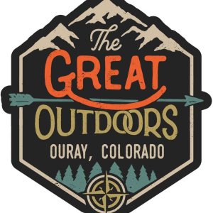 Ouray Colorado The Great Outdoors Design – Imán de refrigerador de 4 pulgadas Ouray Colorado The Great Outdoors Design – Imán de refrigerador de 4 pulgadas