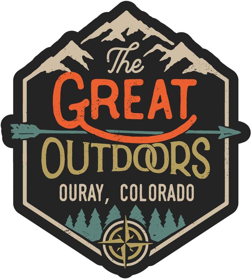 Ouray Colorado The Great Outdoors Design – Imán de refrigerador de 4 pulgadas