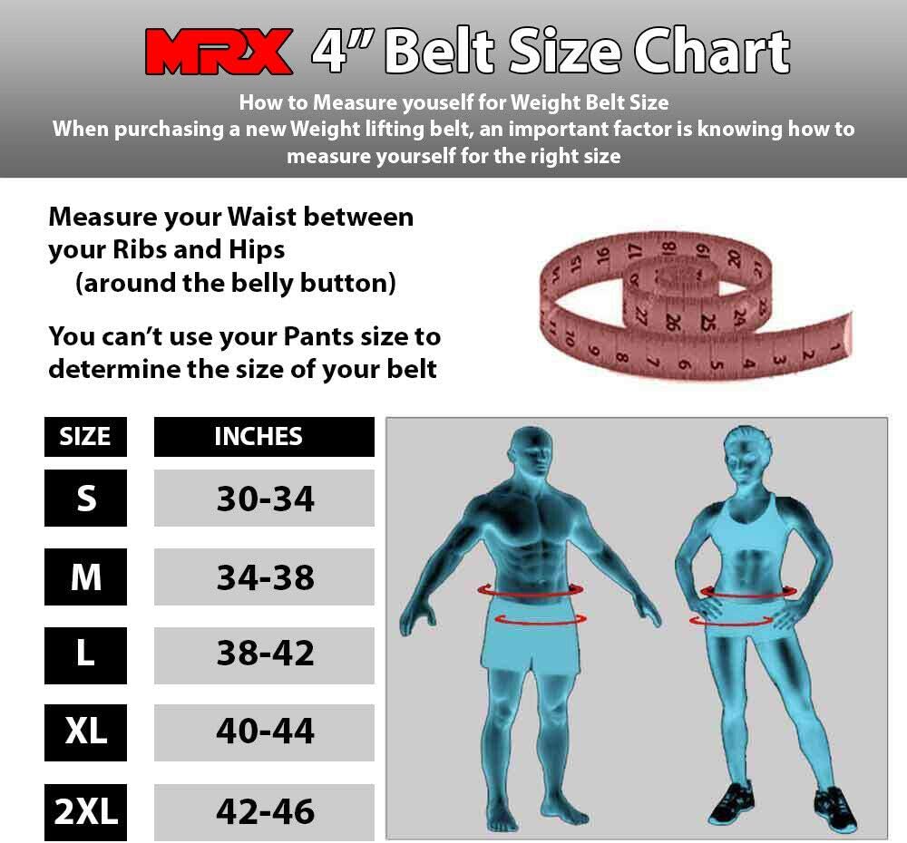 MRX neopreno cinturón de levantamiento de peso Palanca Gimnasio Ejercicio Soporte de la espalda Culturismo CrossFit Fitness Entrenamiento Potencia