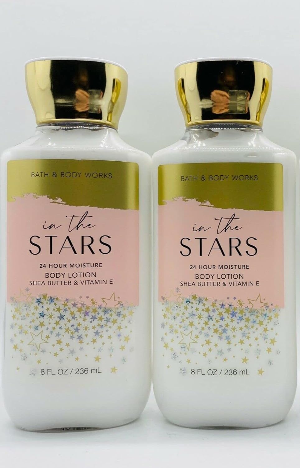Bath and Body Works – Juego de loción corporal súper suave, regalo para mujeres, 8 onzas, paquete de 2 unidades (In The Stars))