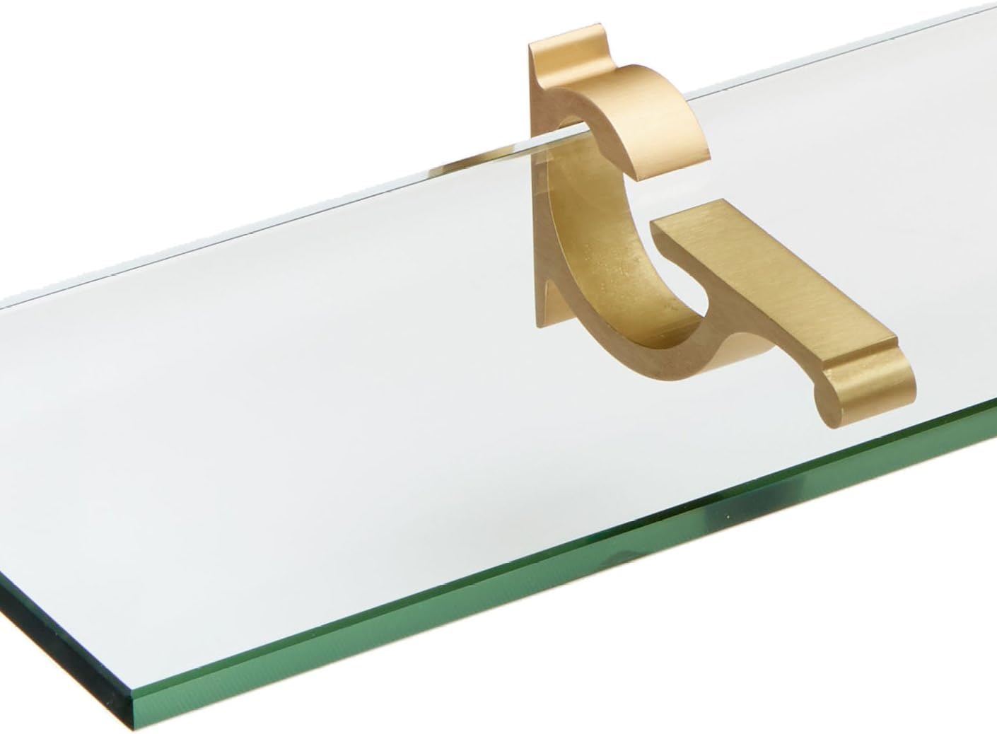 Spancraft Monarch – Estante de vidrio cromado M, 25 x 84 cm10″ x 33″