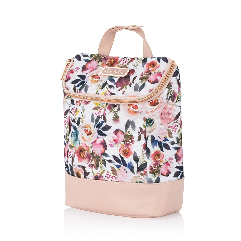 Itzy Ritzy Bolsa aislada para botellas, mantiene las botellas calientes o frescas, capacidad para 3 botellas y cuenta con bolsillo interior para
