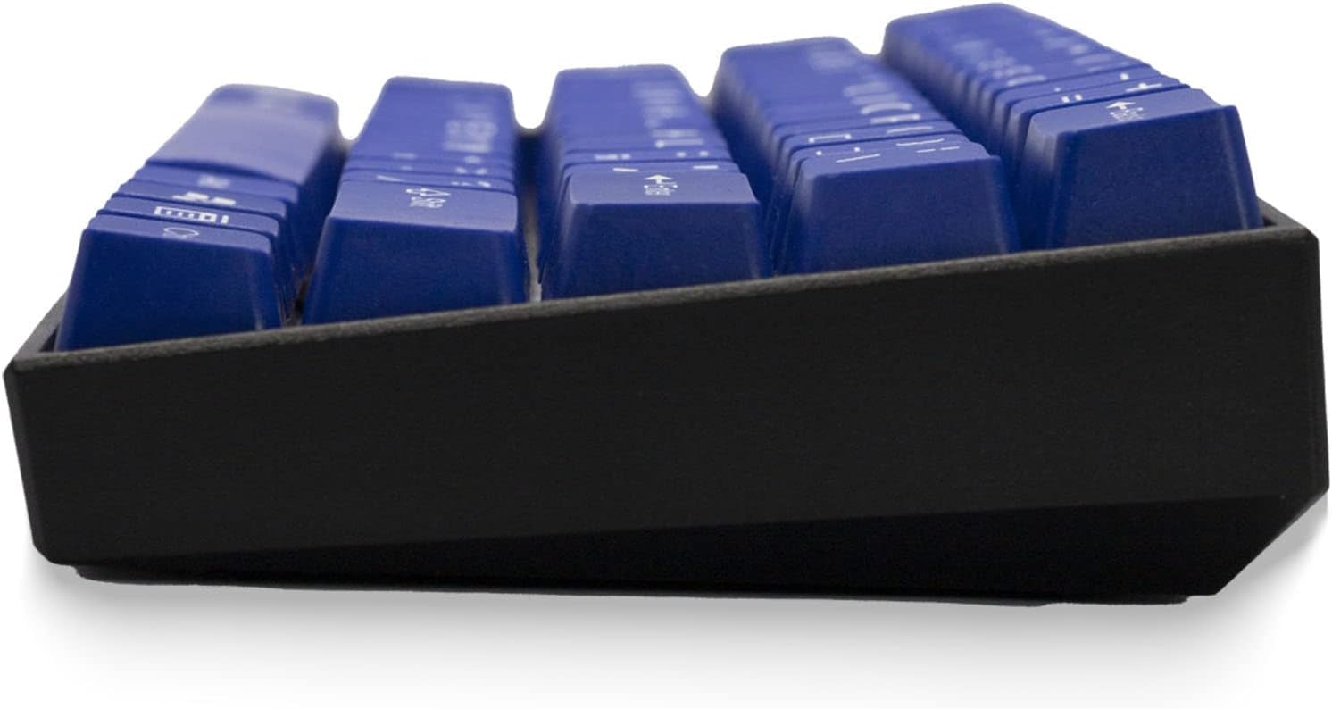 TAI-HAO Teclas azules de perfil OEM 117 ANSI Layout compatibles con todos los tipos de teclados MX (6187104108+1.25 Fn + 1.75U2U llave de cambio)