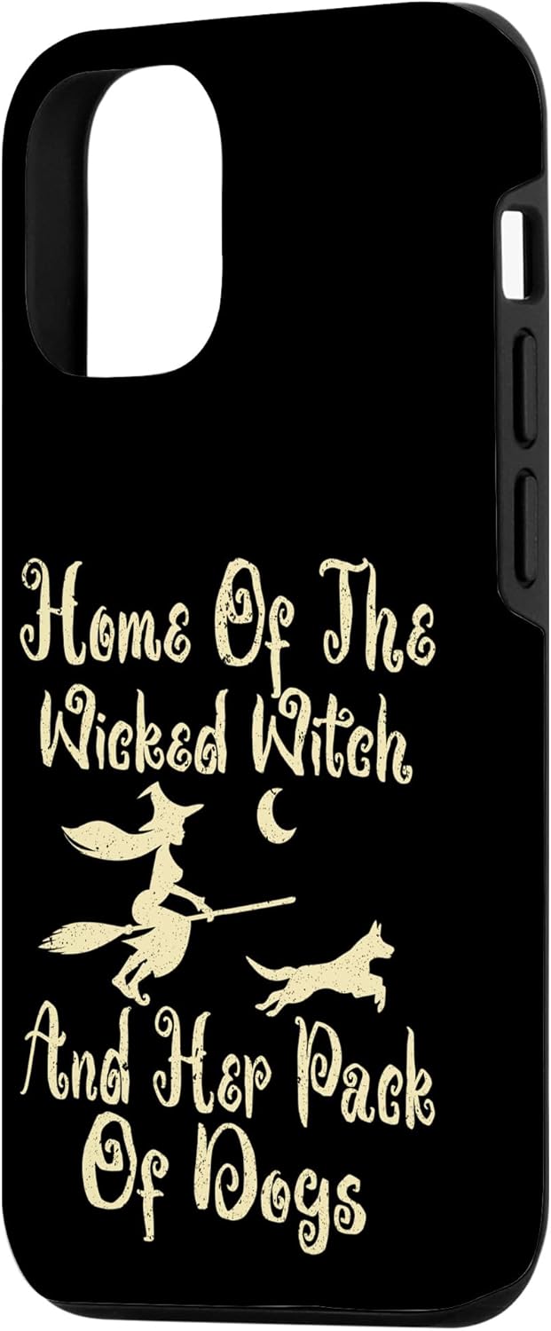 Funda para iPhone 13 Pro Home Of The Wicked Witch And Her Pack Of Dogs Halloween