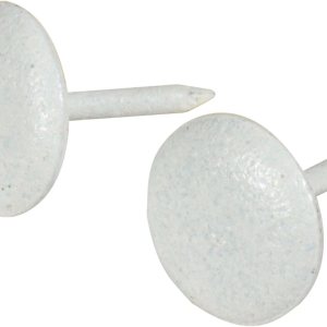 The Hillman Group 532689 – Clavos para tapicería, color blanco, paquete de 25 The Hillman Group 532689 – Clavos para tapicería, color blanco, paquete de 25