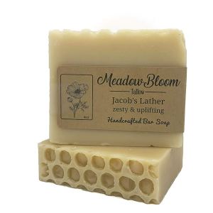 HUNTER CATTLE CO. EST’D 2004 HC Meadow Bloom – JabĂłn en barra de sarga, miel y limĂłn, 1 paquete, hecho con barra de jabĂłn hecha a mano 100% natural, HUNTER CATTLE CO. EST’D 2004 HC Meadow Bloom – JabĂłn en barra de sarga, miel y limĂłn, 1 paquete, hecho con barra de jabĂłn hecha a mano 100% natural,