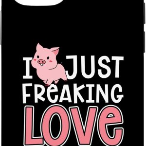 iPhone 14 Just Freaking Love Mini Pigs Miniature Pig Owner Case iPhone 14 Just Freaking Love Mini Pigs Miniature Pig Owner Case