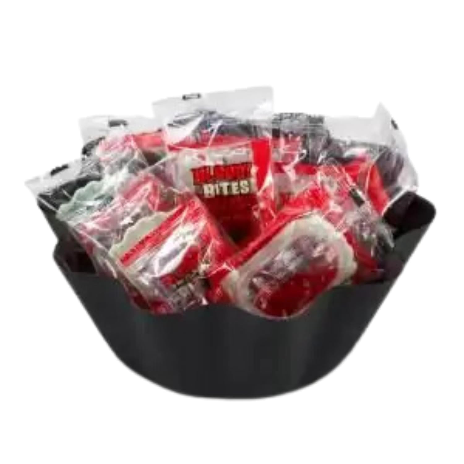RE8TIESS Bloody Bite Sandía Vampire – Caramelo novedoso de 2.4 onzas con sabor a sandía, bocadillos de dientes de vampiro envueltos individualmente,