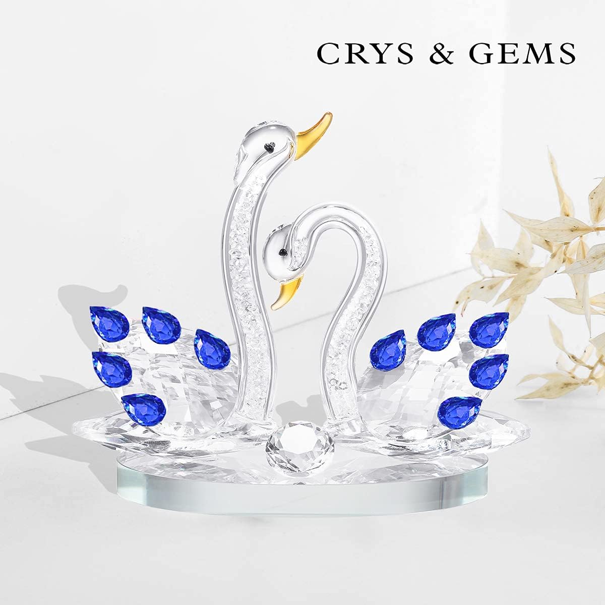 Cisne de cristal, regalo de cumpleaños, regalo de boda, día festivo, Navidad, regalo de Acción de Gracias, regalo para novia, regalo para esposa,