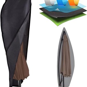 Cubierta de paraguas compensada, cubierta de paraguas de patio para sombrilla voladiza de 9 a 13 pies, cubierta de paraguas de mercado al aire libre Cubierta de paraguas compensada, cubierta de paraguas de patio para sombrilla voladiza de 9 a 13 pies, cubierta de paraguas de mercado al aire libre