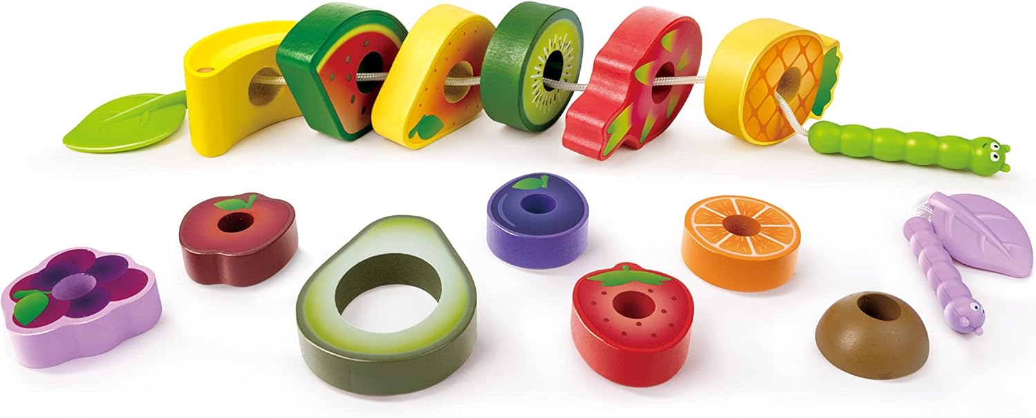 Hape Juego de fiesta de frutas de oruga