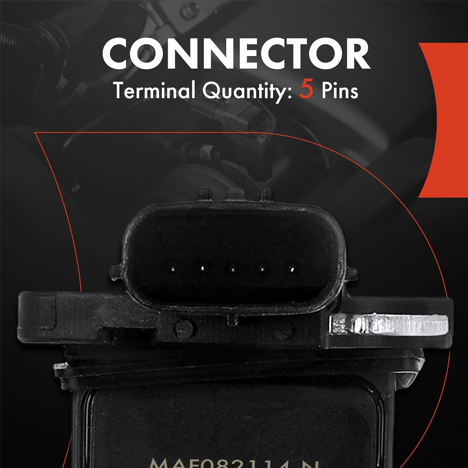 A-Premium Medidor de sensor de flujo de aire masivo con 5 pines compatible con OHV 8Cyl .6L Compatible con Chevy y GMC Vehicke, compatible con