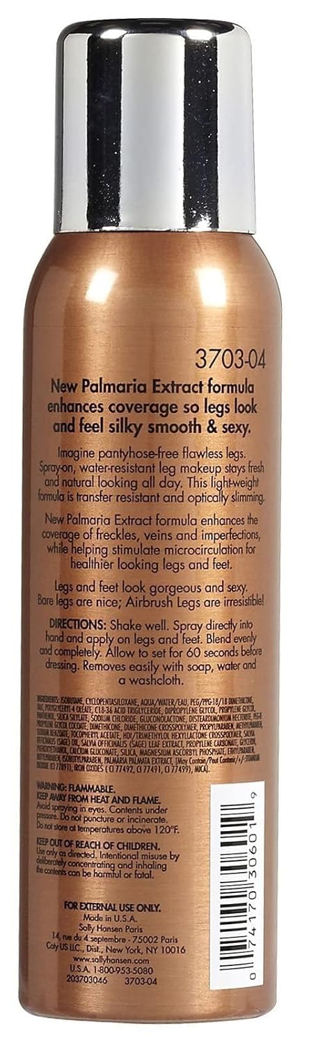 Sally Hansen Airbrush piernas maquillaje profundo brillo 4.4 oz