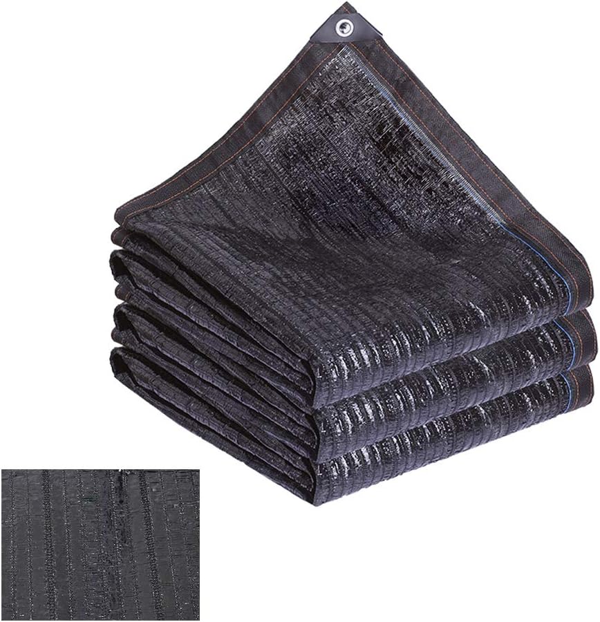 Tela de malla con cifrado de aguja plana, 95% resistente a los rayos UV, antienvejecimiento, malla de sombra con ojales, para jardín, balcón, techo,