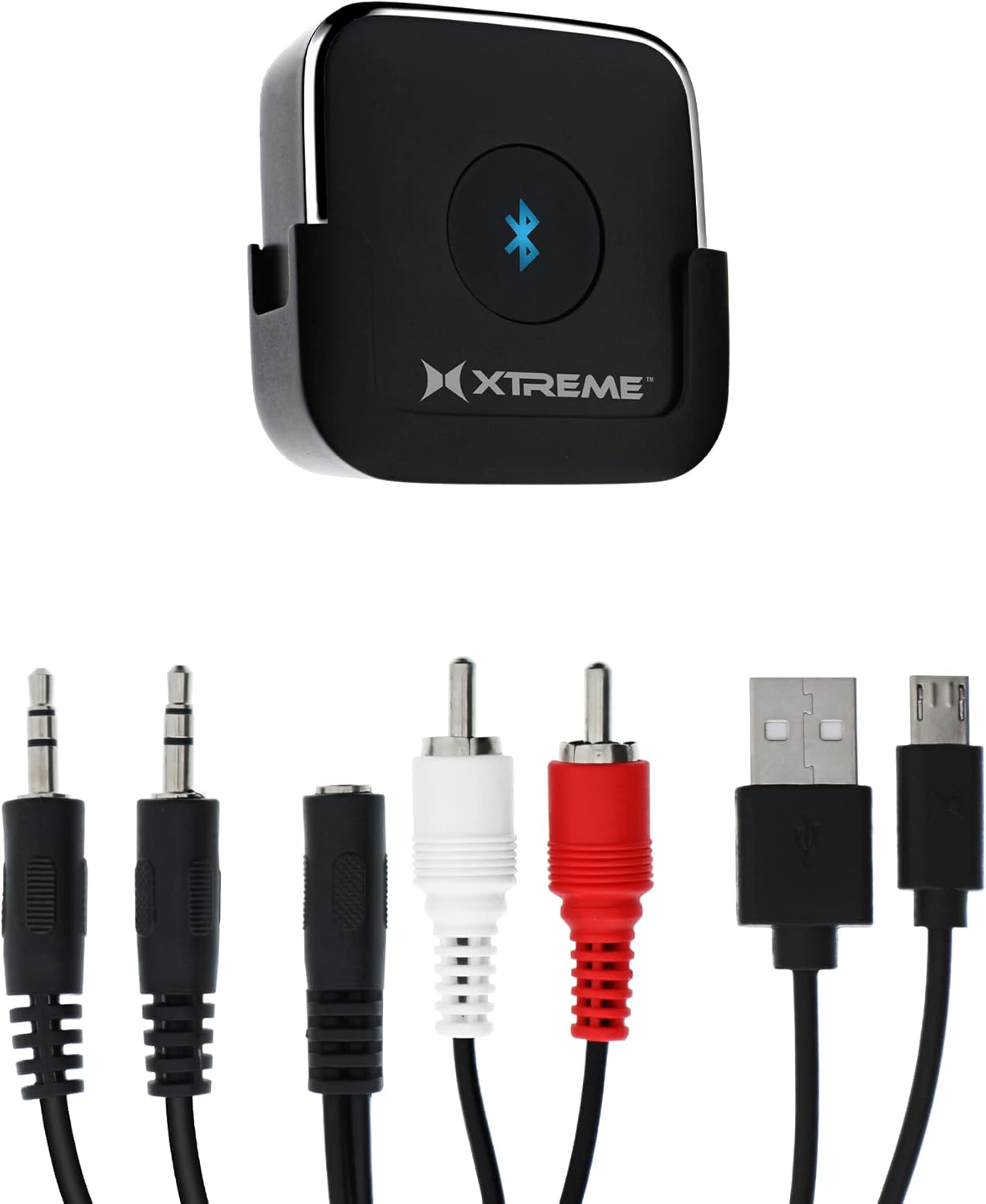 Xtreme – Kit de transmisor de audio de 5 piezas, transmisión de audio a auriculares compatibles con Bluetooth, barras de sonido, viene con