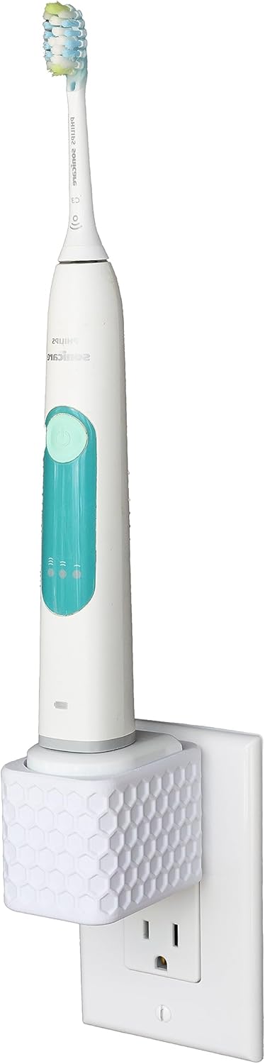 ZestyNests Soporte de cargador de cepillo de dientes eléctrico para cargadores Philips Sonicare – Soporte para cepillo de dientes eléctrico montado