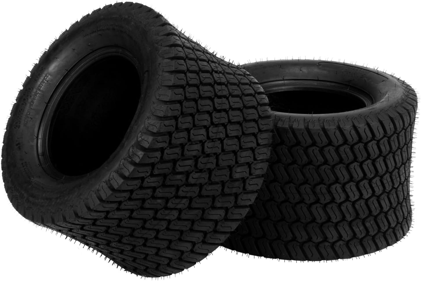 TUFFIOM Juego de 2 neumáticos para cortacésped de 20 x 12.00-10, neumáticos de césped 4PR para césped y jardín, compatibles con la mayoría de
