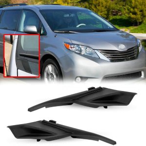 1 par de limpiaparabrisas cubierta cubierta de extensión para Toyota Sienna 2011 2012 2013 2014 2015 2016 2017 2018 2019 2020 1 par de limpiaparabrisas cubierta cubierta de extensión para Toyota Sienna 2011 2012 2013 2014 2015 2016 2017 2018 2019 2020