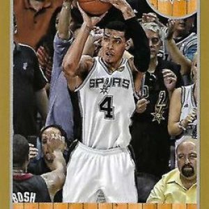 2013-14 NBA Hoops Gold Border Parallel #90 Danny Green San Antonio Spurs Official Panini Basketball Trading Card (Stock Photo may be shown, card in 2013-14 NBA Hoops Gold Border Parallel #90 Danny Green San Antonio Spurs Official Panini Basketball Trading Card (Stock Photo may be shown, card in