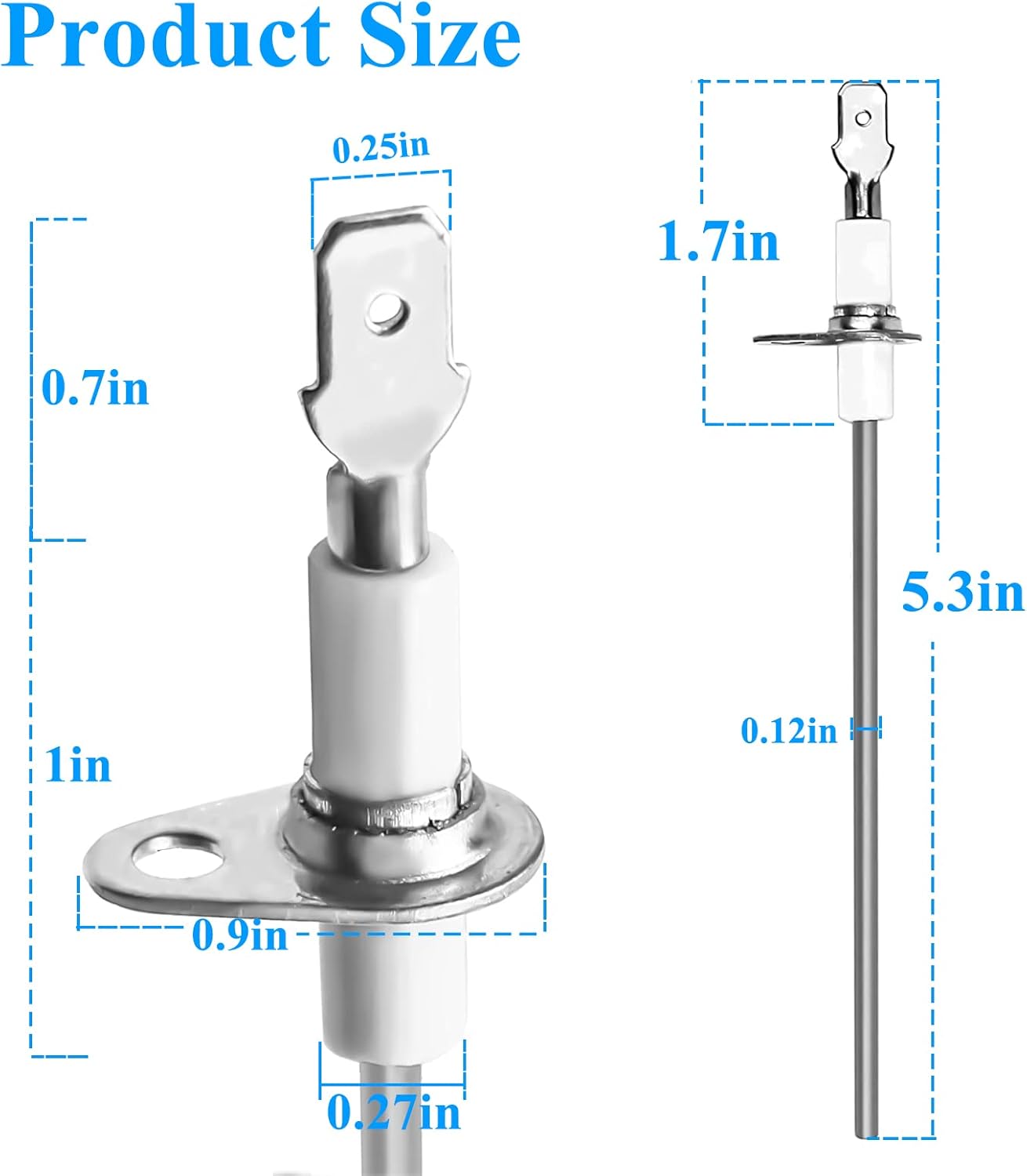 52W2901 Sensor de llama para horno Lennox, sustituye a 52W29 LB-74940A 31L71 31L7101 compatible con G40 G41 G50 G51 G60 G61 G71 (paquete de 2)