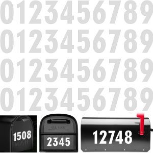 Calcomanía reflectante de números de buzón de 3 pulgadas, calcomanías de vinilo de números de casa para exteriores, calcomanía impermeable para Calcomanía reflectante de números de buzón de 3 pulgadas, calcomanías de vinilo de números de casa para exteriores, calcomanía impermeable para