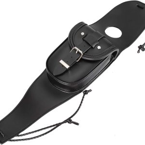 Bolsa de cuero para tanque de gasolina para motocicleta, bolsa de tanque de combustible de cuero PU, cubierta de capó, panel de teléfono para llave Bolsa de cuero para tanque de gasolina para motocicleta, bolsa de tanque de combustible de cuero PU, cubierta de capó, panel de teléfono para llave