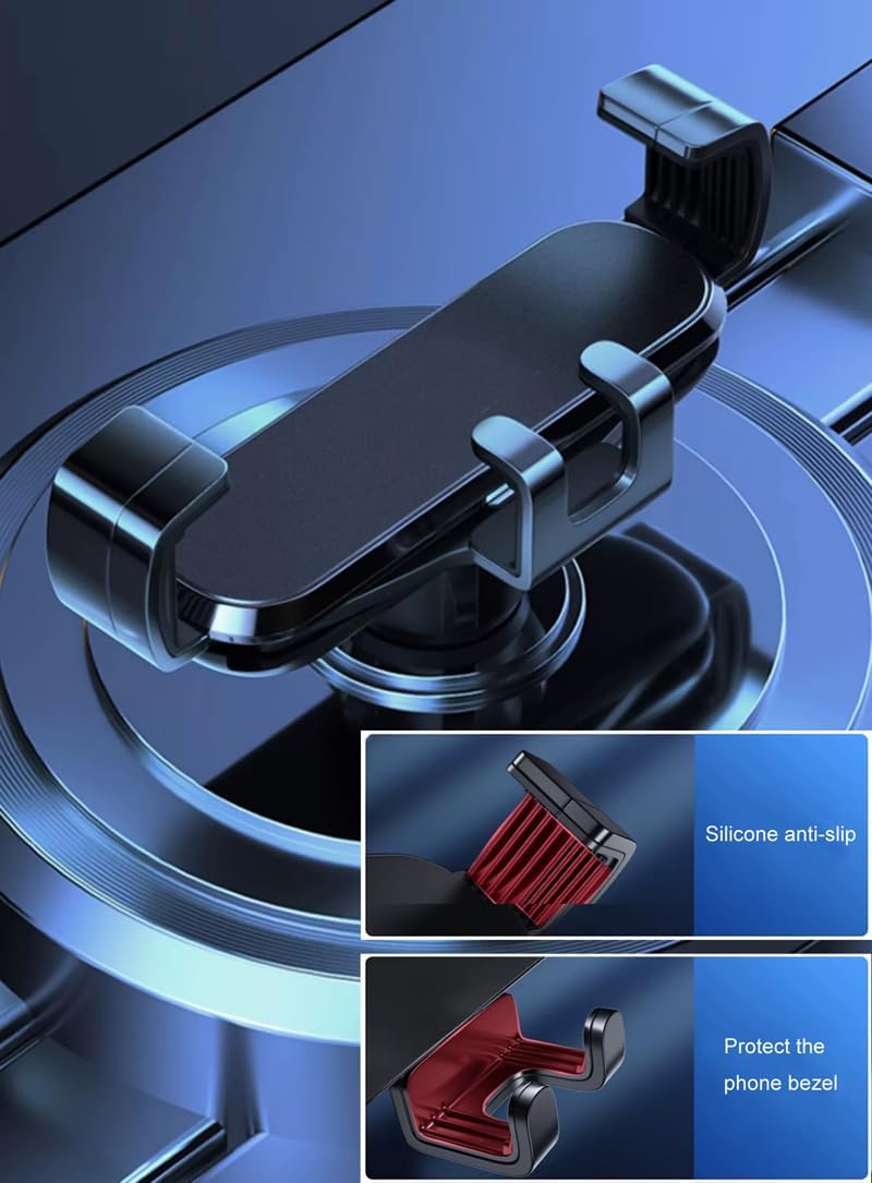 Soporte para teléfono de automóvil, compatible con BMW X3 X4 G01 G02 2018-2021, material de plástico y aleación de aluminio, teléfonos inteligentes