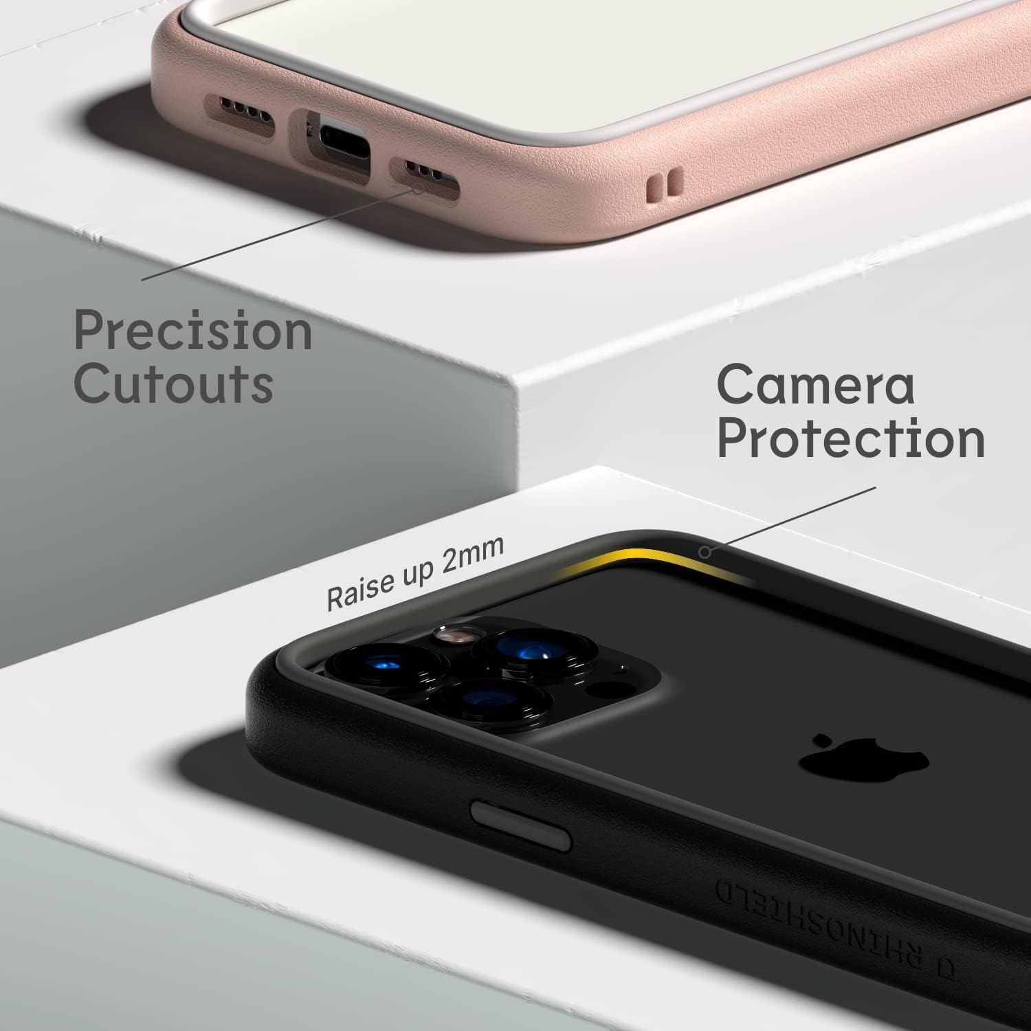 RhinoShield CrashGuard NX – Funda protectora de diseño delgado absorbente de golpes compatible con iPhone 1313 Pro, protección contra caídas de 11