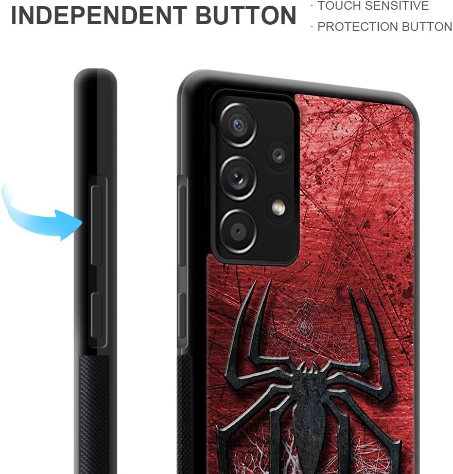 Funda compatible con Samsung Galaxy A32 4G, Hero Man 004 para hombre y mujer, para anticaídas y a prueba de golpes para niña y niño, funda de