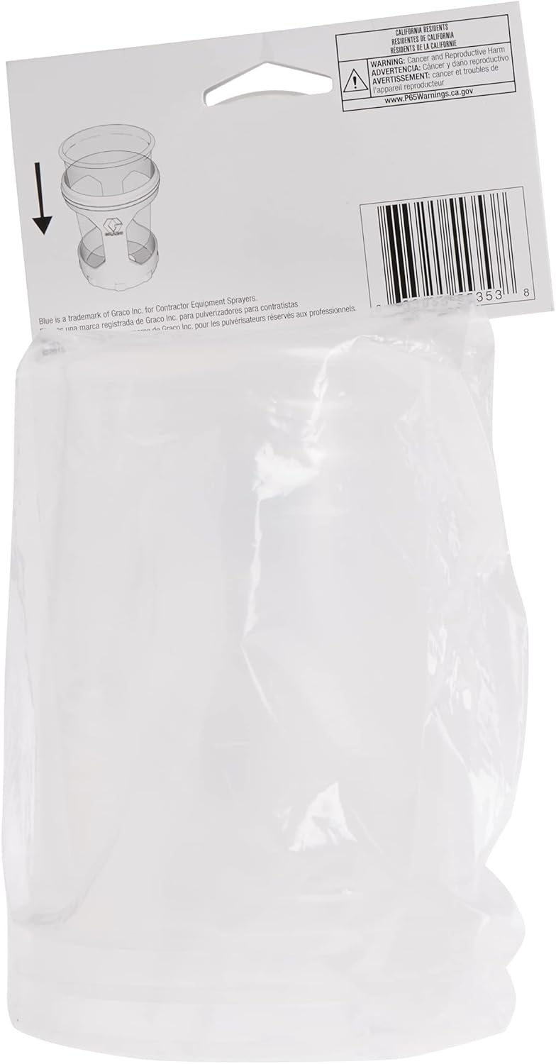 Graco 243104 – Armadura de bomba, 1 cuarto de galón y 6 bolsas de pintura FlexLiner, 32 onzas, paquete de 3