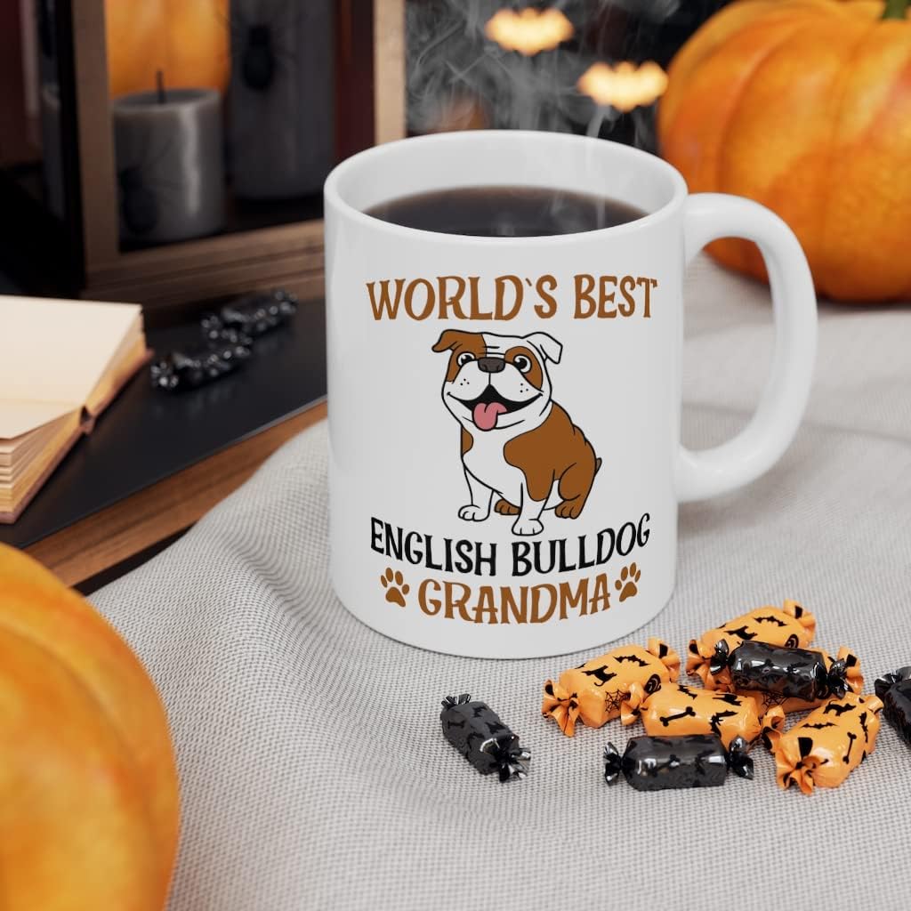 Regalos personalizados de bulldog inglés, la mejor taza de bulldog inglés del mundo, taza divertida de bulldog inglés, taza de bulldog inglés, tazas