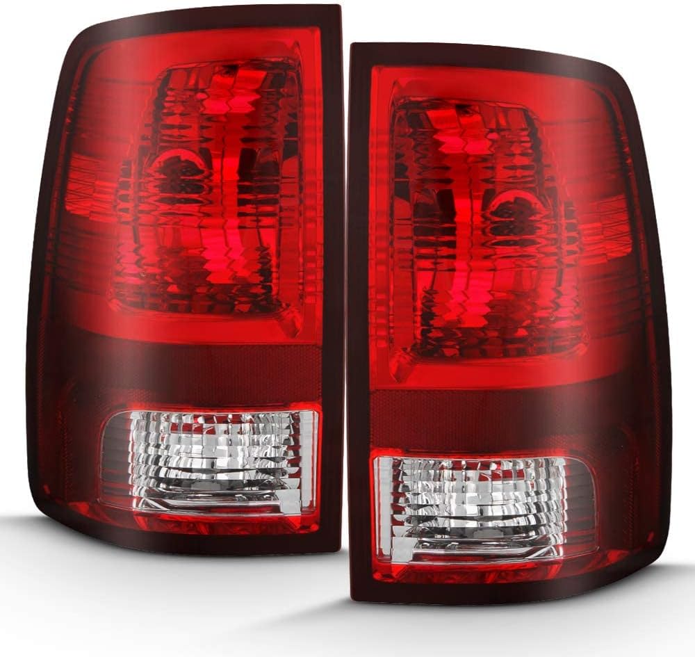 ACANII – Para modelo incandescente de fábrica 2009-2018 Dodge Ram 1500 2500 3500 luces traseras montaje de lámpara de freno izquierda+derecha
