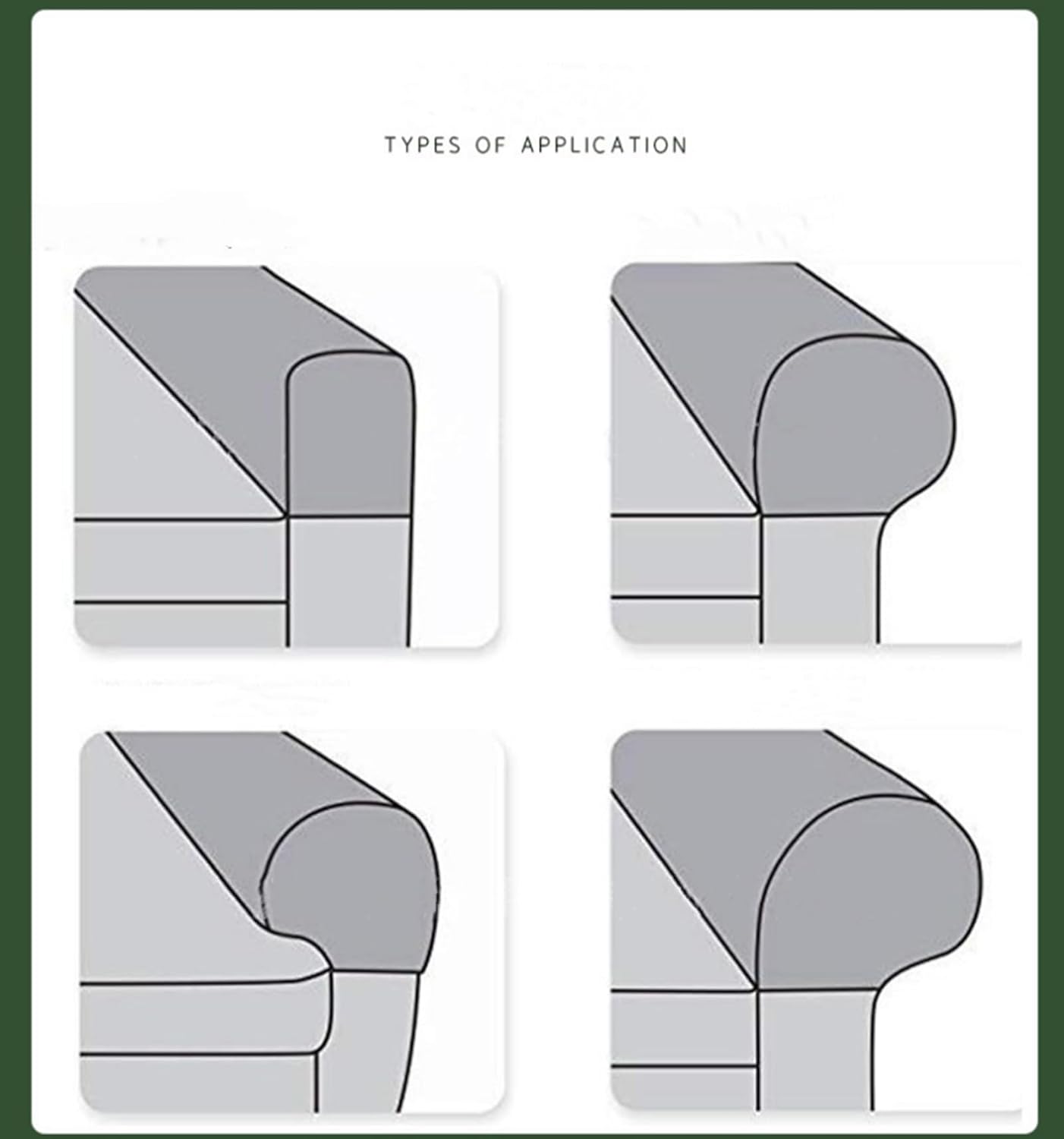 Avtytsda Juego de 2 fundas de cuero sintético para reposabrazos de sofá, antideslizantes, impermeables, protectores de reposabrazos para muebles,