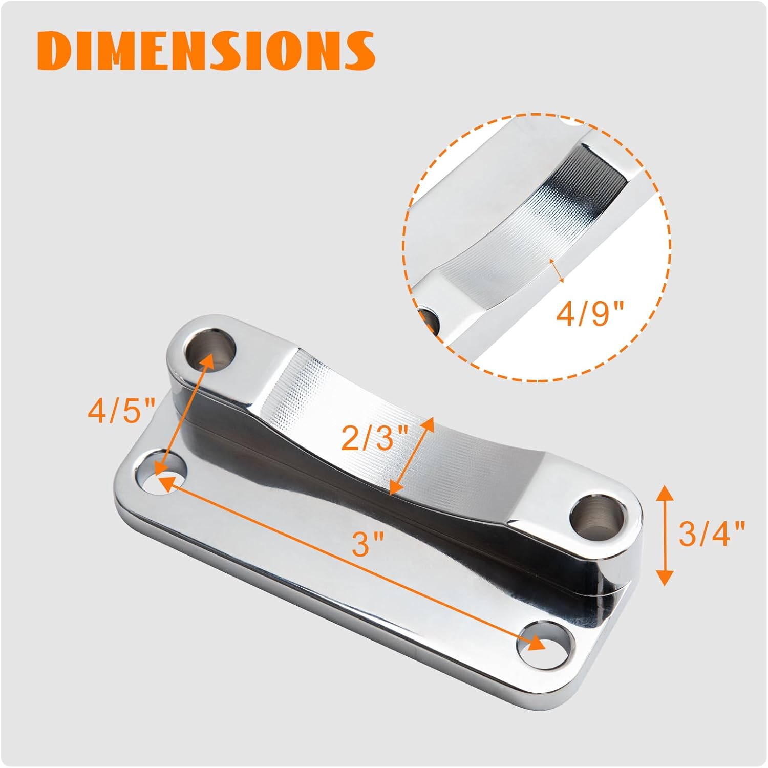 Elevadores de guardabarros delanteros de 0.787 in, adaptador de reubicador, kit de espaciador para guardabarros de elevación, montaje de soporte de