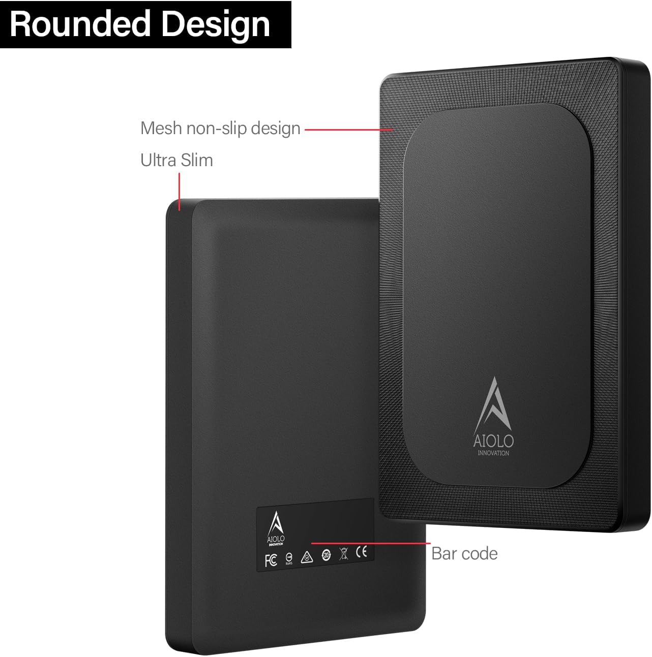 Aiolo Innovation Disco duro externo portátil ultradelgado de 320 GB HDD-USB 3.0 para PC, Mac, portátil, PS4, Xbox One, Xbox 360 Modelo A4