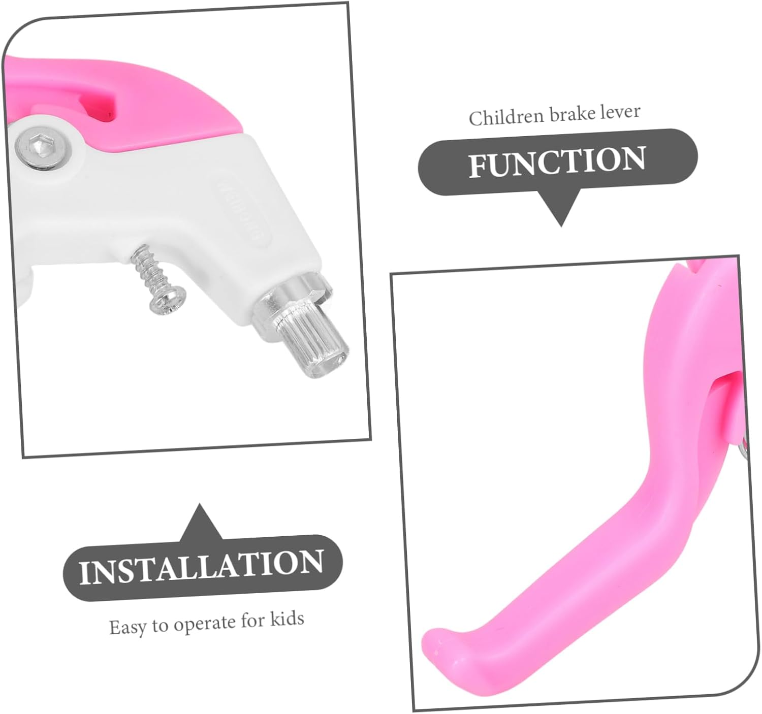 BESPORTBLE Mango de freno  Manillar de freno para niños, accesorios de bicicleta para niños, 1 par universal de mango de freno de bicicleta para la