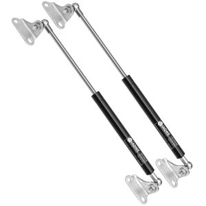 Amortiguadores de gas de 23 pulgadas, 67 libras300 N, con soportes tipo L para cubierta de lancha, almacenamiento de cama de caravana, caja de Amortiguadores de gas de 23 pulgadas, 67 libras300 N, con soportes tipo L para cubierta de lancha, almacenamiento de cama de caravana, caja de