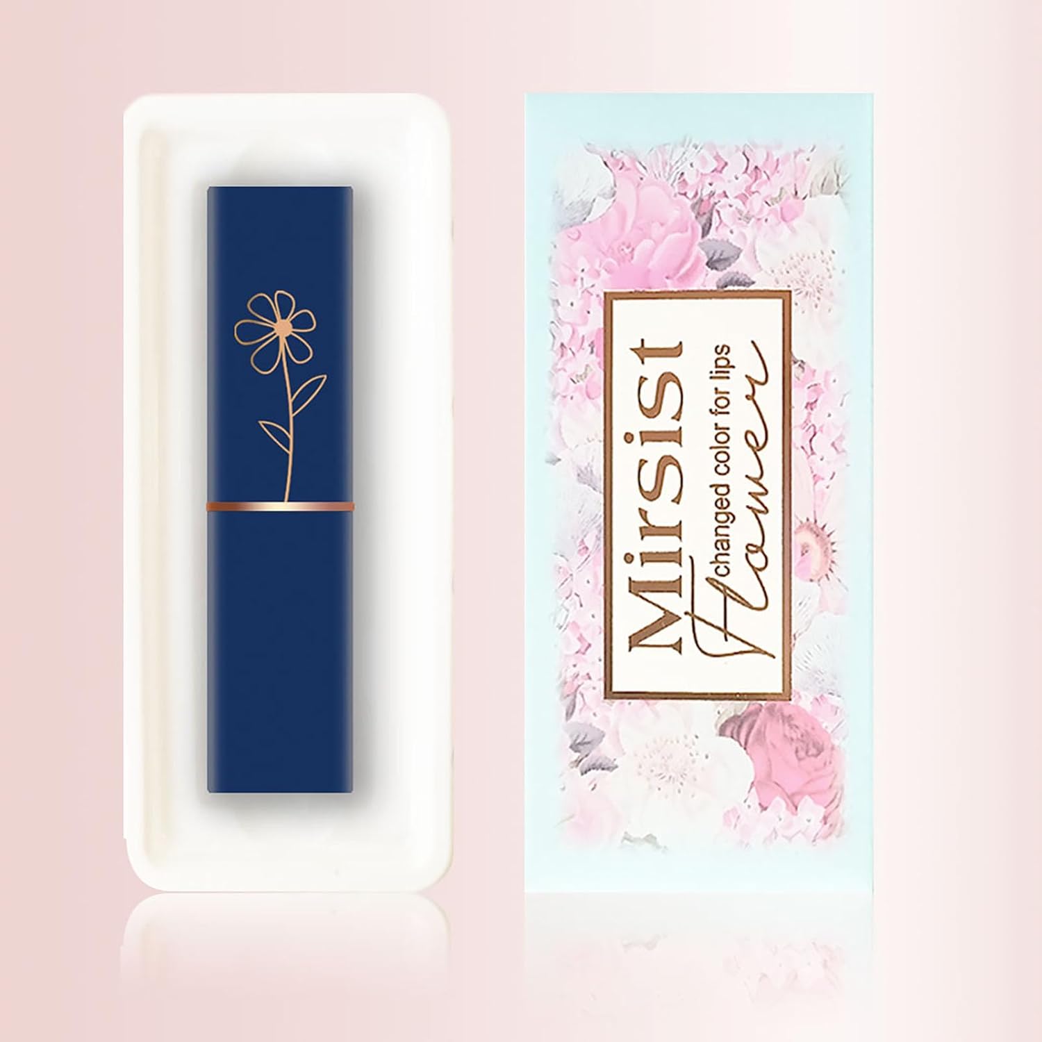 Aseawave 6 lápices labiales que cambian de color de pH, gelatina de flores de cristal, bálsamo brillante para todos los tonos de piel, tinte suave y