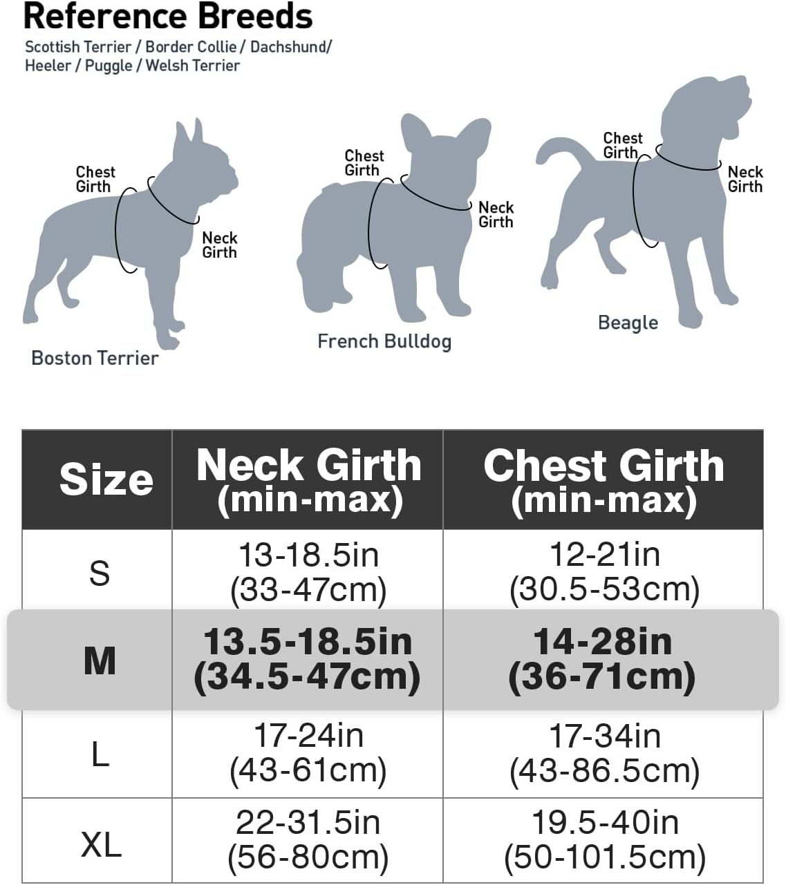 Joytale Arnés para perro sin tirones de tamaño mediano, chaleco reflectante para mascotas con clip frontal, arnés acolchado suave ajustable con asa