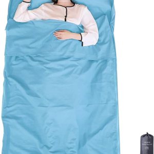 Forro para saco de dormir 100% algodón con cremalleras completas, saco de dormir grande de 87 x 43 pulgadas para adultos para viajes y campamentos, Forro para saco de dormir 100% algodón con cremalleras completas, saco de dormir grande de 87 x 43 pulgadas para adultos para viajes y campamentos,