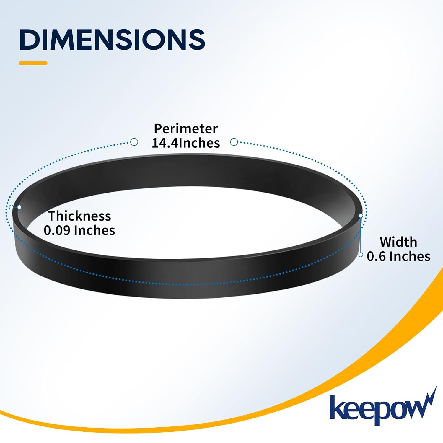 KEEPOW Correas de repuesto compatibles con aspiradora Hoover Elite Swivel XL Aspiradora vertical para mascotas UH75200, UH75210, UH75250, UH75110,
