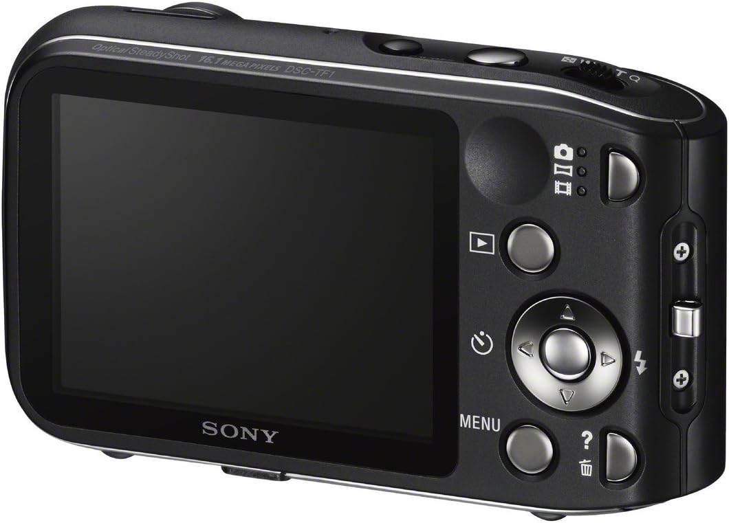 Sony DSC-TF1B Cámara digital impermeable de 16 MP con LCD de 2,7 pulgadas (negro) (Modelo antiguo)