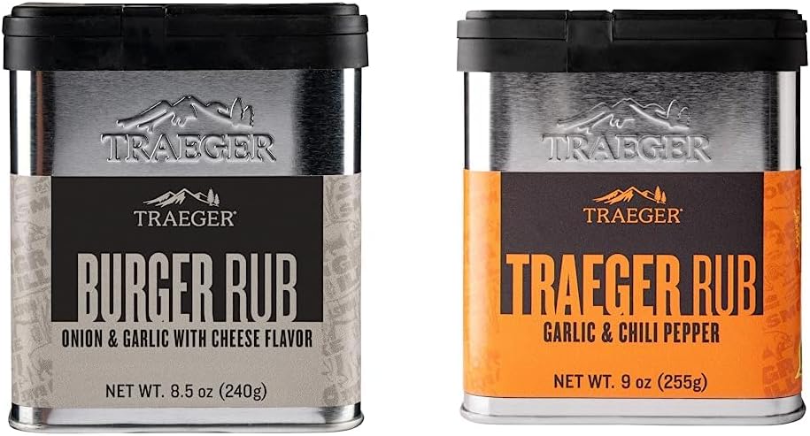 Traeger Burger Rub & SPC174 Traeger Rub con ajo y chile