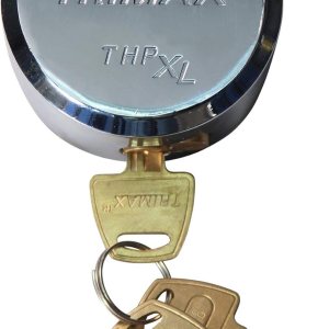 Trimax THP3XL candado para puerta con llave similar a puerta de remolque con grillete interno, paquete de 3. Trimax THP3XL candado para puerta con llave similar a puerta de remolque con grillete interno, paquete de 3.