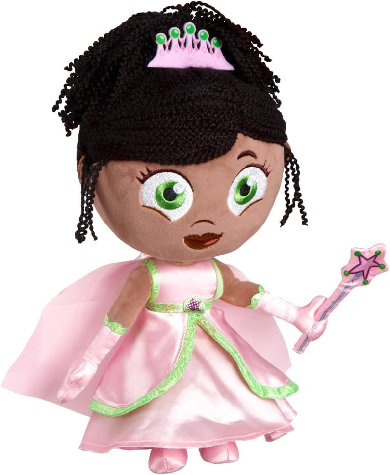 Mighty Mojo Super Why Plush – Super Why Princess Presto – Muñeca de peluche de 10 pulgadas – Juguete educativo oficial de PBS para niños