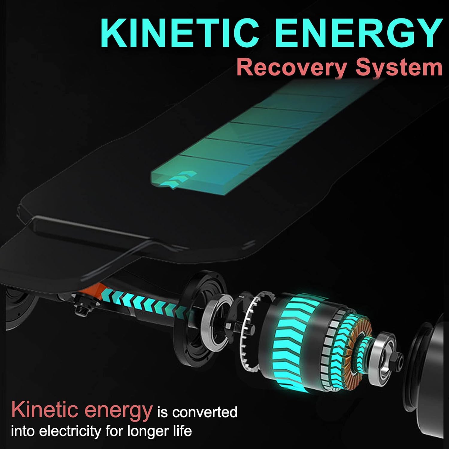 Monopatín eléctrico con control remoto LCD, V5 y G5 y longboard eléctrico todoterreno con luz para adultos, motor dual de 1650 W, 27 MPH y rango de