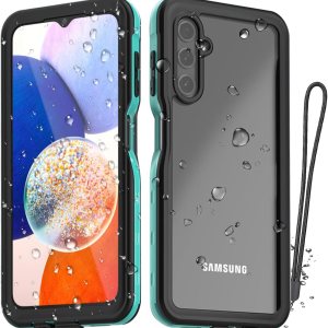 AICase Funda impermeable para Samsung Galaxy A14 5G, transparente, a prueba de agua, a prueba de golpes, a prueba de polvo, a prueba de nieve, AICase Funda impermeable para Samsung Galaxy A14 5G, transparente, a prueba de agua, a prueba de golpes, a prueba de polvo, a prueba de nieve,