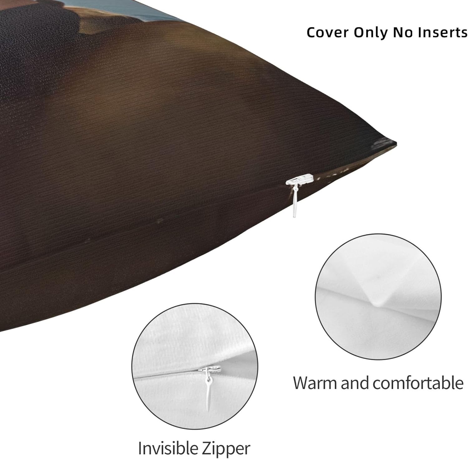 Adam Driver – Fundas de almohada cuadradas suaves y modernas, funda de almohada decorativa, decoración del hogar para cama, sofá, sala de estar,